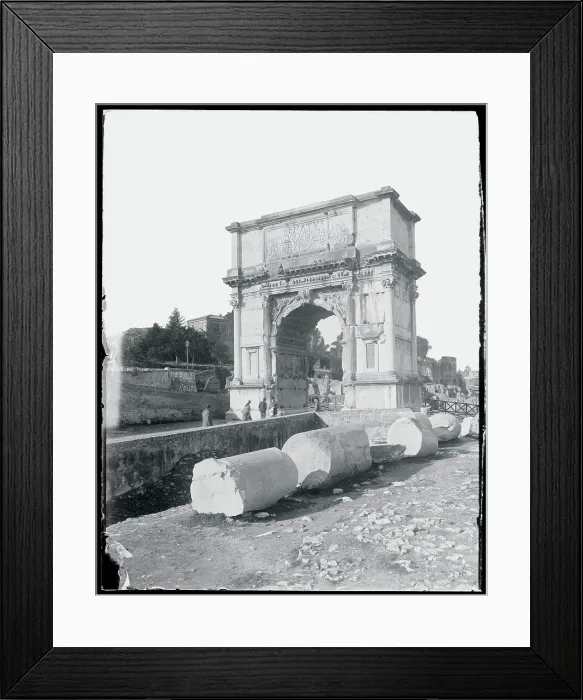 Framed Print : Exterior View of Arch Ruins