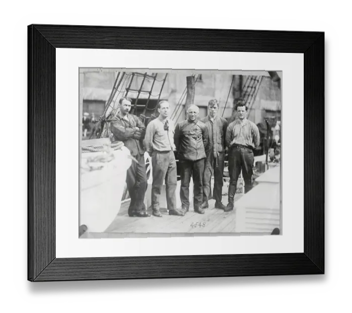 Framed Print : Roald Amundsen's Crew Framed Print : Roald Amundsen's Crew