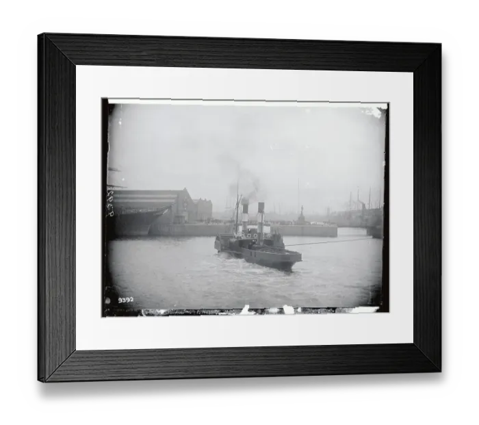 Framed Print : Ship Leaving the Docks in Liverpool Framed Print : Ship Leaving the Docks in Liverpool