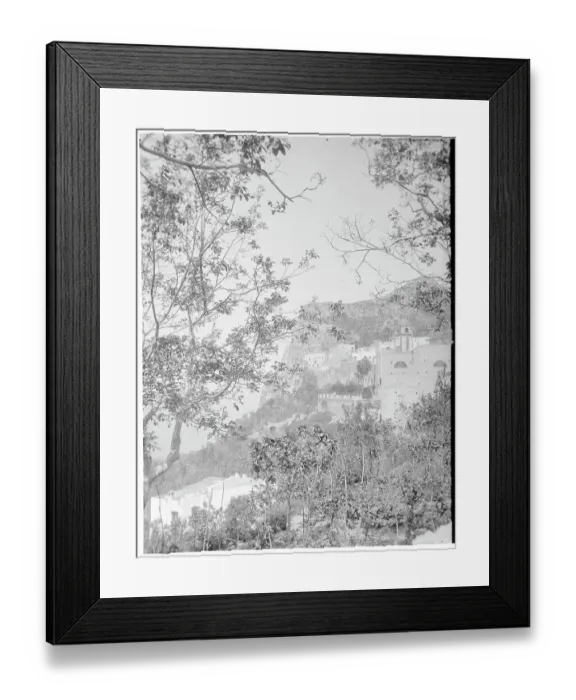Framed Print : View of Anacapri in Italy Framed Print : View of Anacapri in Italy