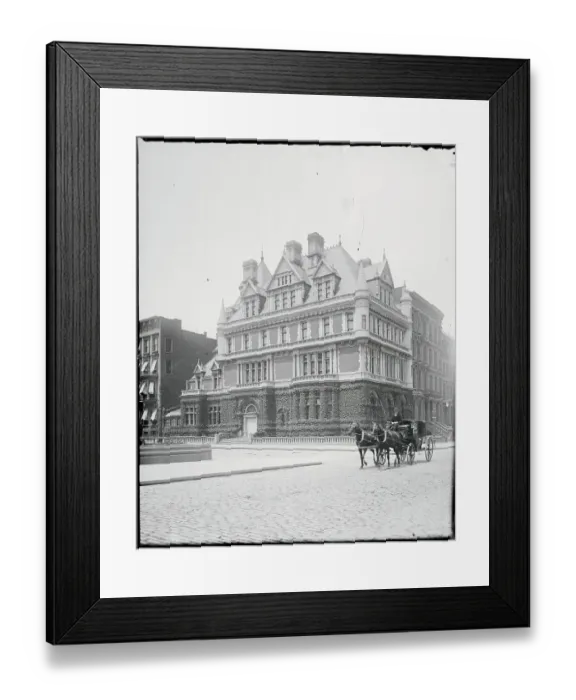 Framed Print : Cornelius Vanderbilt Home Framed Print : Cornelius Vanderbilt Home