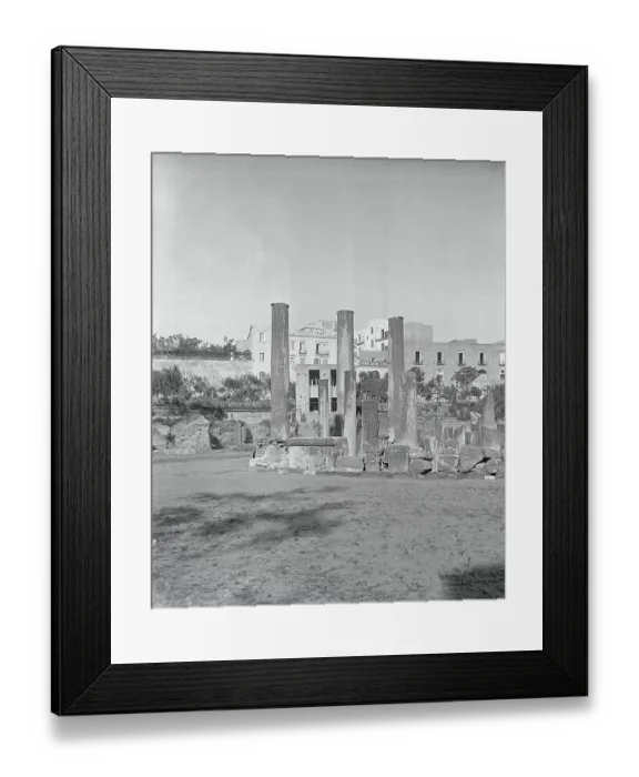 Framed Print : View of Temple of Serapis Framed Print : View of Temple of Serapis