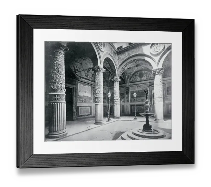 Framed Print : Interior View of Palazzo Veccio Framed Print : Interior View of Palazzo Veccio