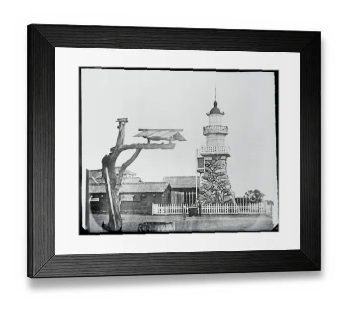 Framed Print : Japanese Lighthouse Framed Print : Japanese Lighthouse