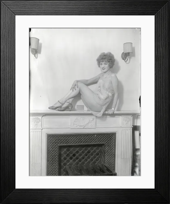 Framed Print : Woman Modeling Lingerie Framed Print : Woman Modeling Lingerie