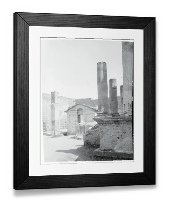 Framed Print : View of Temple in Pompeii Framed Print : View of Temple in Pompeii