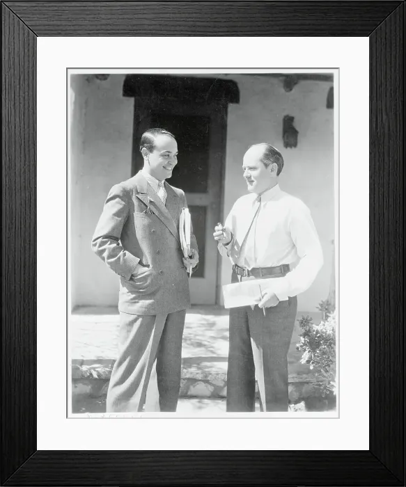 Framed Print : Portrait of Buddy De Sylva and Richard Whiting