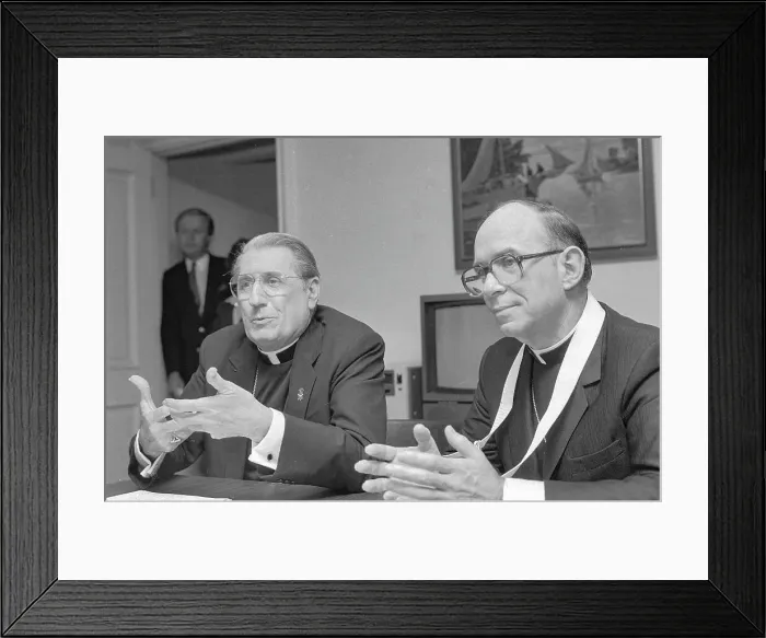 Framed Print : Archbishop John Joseph O'Connor and Joseph Cardinal Bernardin Framed Print : Archbishop John Joseph O'Connor and Joseph Cardinal Bernardin