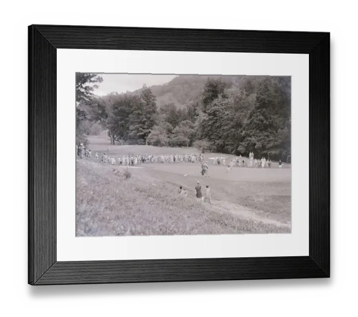 Framed Print : Glenna Collette Putting on Green in Hot Springs, Virginia Framed Print : Glenna Collette Putting on Green in Hot Springs, Virginia