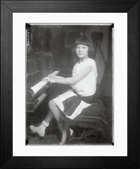 Framed Print : Lucia Stern Playing Piano Framed Print : Lucia Stern Playing Piano