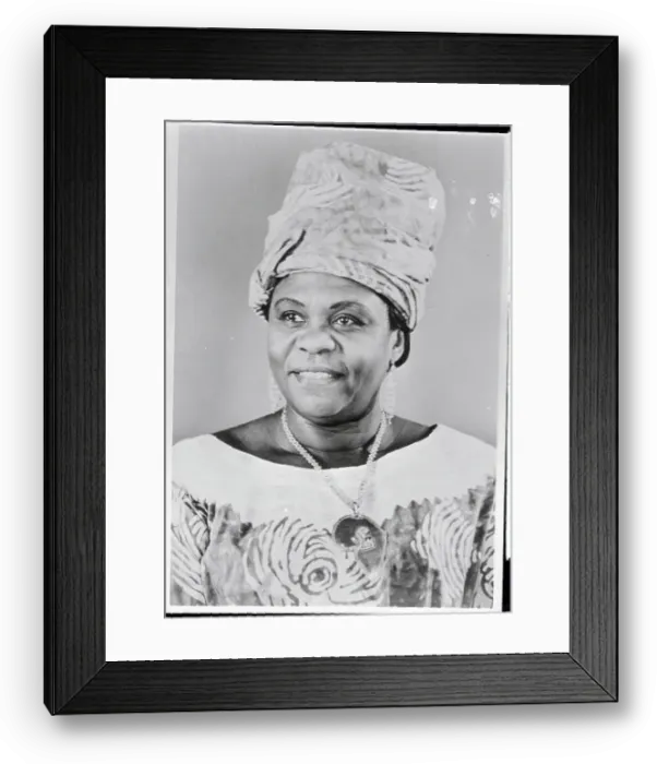 Framed Print : President of UN General Assembly Angie Brooks-Randolph Framed Print : President of UN General Assembly Angie Brooks-Randolph