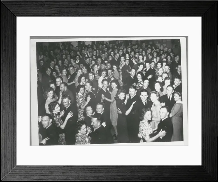 Framed Print : People Dancing at Night Club