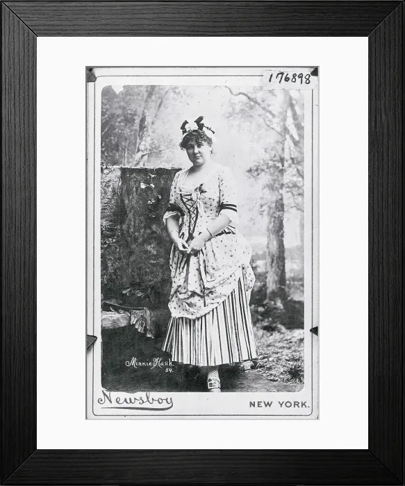 Framed Print : Elegant Magazine Cover with Minnie Hauck Framed Print : Elegant Magazine Cover with Minnie Hauck