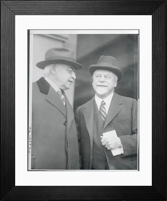 Framed Print : William Butler with William Crocker