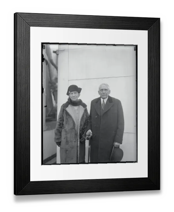 Framed Print : Mr. and Mrs. Frank B. Kellogg Framed Print : Mr. and Mrs. Frank B. Kellogg