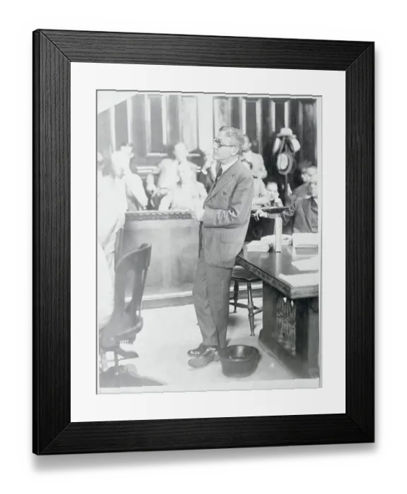 Framed Print : Newton D. Baker Defending Newsmen Framed Print : Newton D. Baker Defending Newsmen