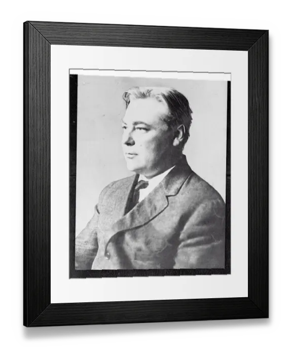 Framed Print : Portrait of Donald Robert Marquis Framed Print : Portrait of Donald Robert Marquis
