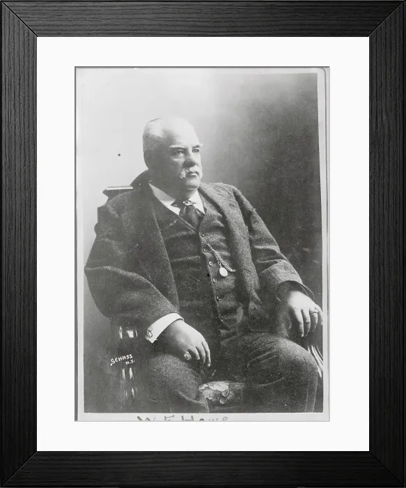 Framed Print : Portrait of William F Howe Framed Print : Portrait of William F Howe