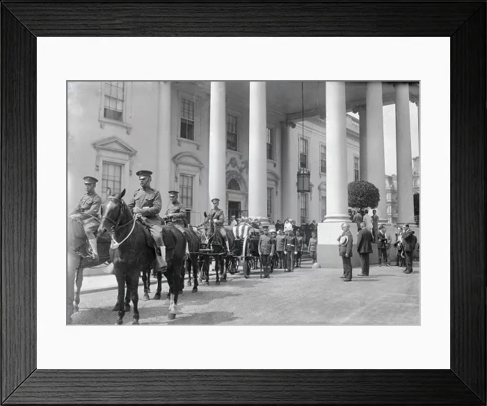 Framed Print : Funeral of President Warren G. Harding Framed Print : Funeral of President Warren G. Harding