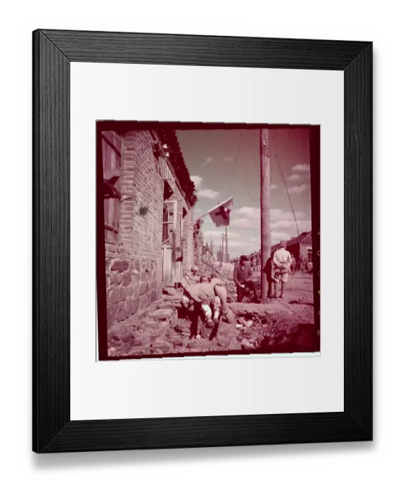 Framed Print : View of Manchurian Street Framed Print : View of Manchurian Street