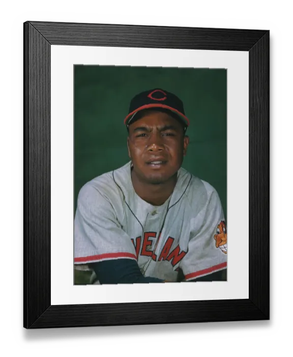 Framed Print : Portrait of Larry Doby Framed Print : Portrait of Larry Doby