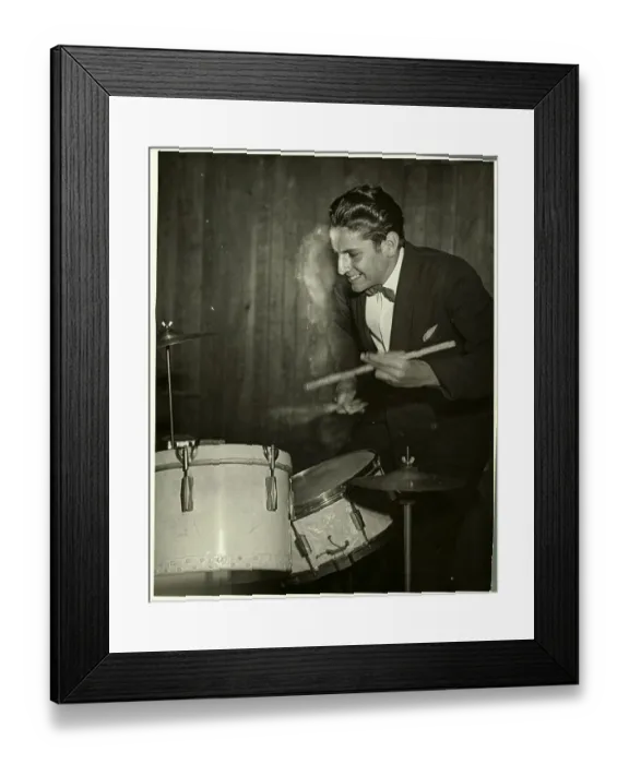 Framed Print : Drummer Gene Krupa Framed Print : Drummer Gene Krupa