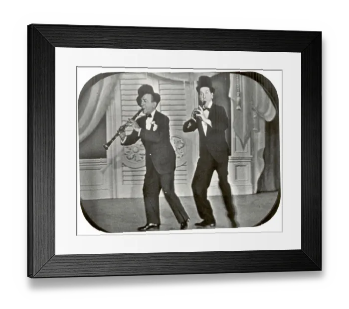 Framed Print : Milton Berle W / Ted Lewis On Tv Framed Print : Milton Berle W / Ted Lewis On Tv