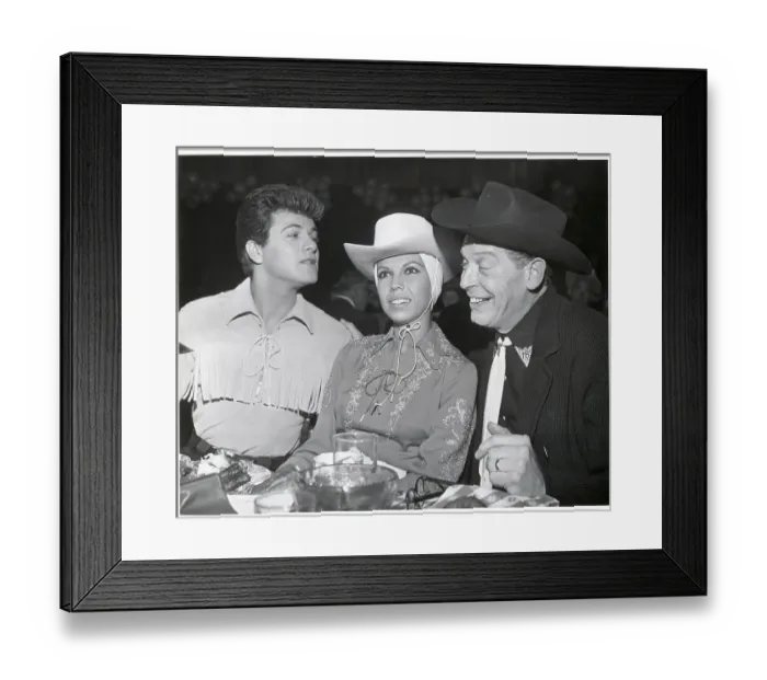 Framed Print : Milton Berle W / Tommy & Nancy Sands Framed Print : Milton Berle W / Tommy & Nancy Sands