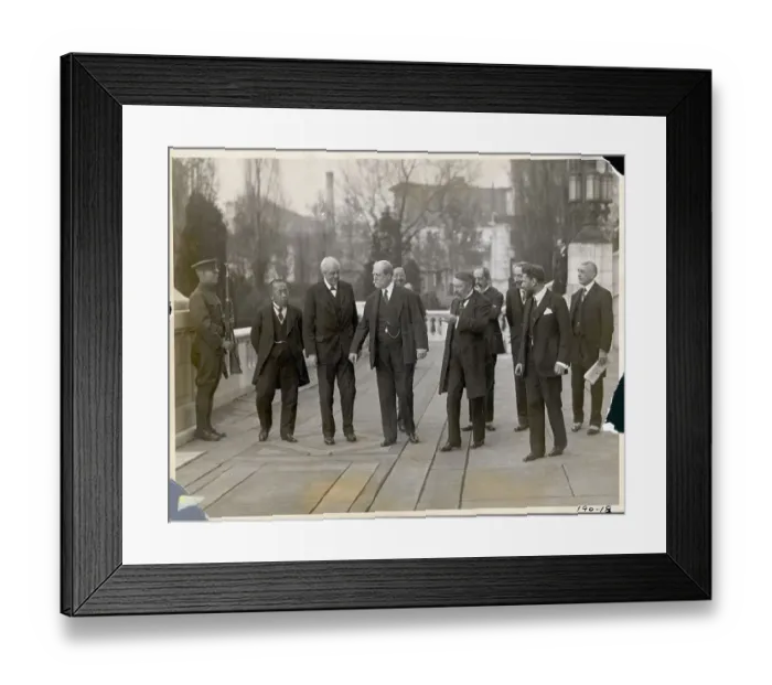 Framed Print : Leaders At The Arms Conference Talking Framed Print : Leaders At The Arms Conference Talking