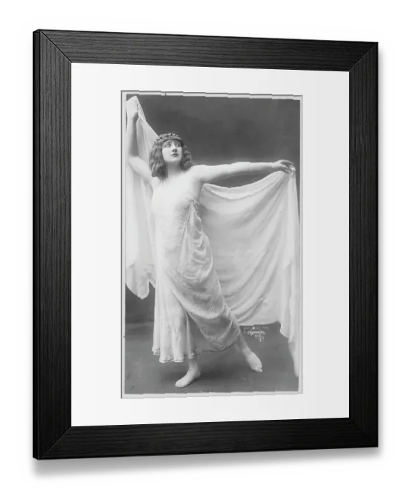 Framed Print : Mary Garden Holding Shawl Framed Print : Mary Garden Holding Shawl