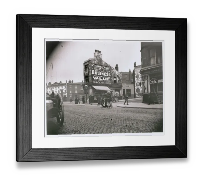 Framed Print : View of Liverpool, England Framed Print : View of Liverpool, England