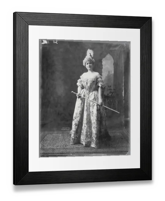 Framed Print : Mary Garden Posing as Monna Vanna Framed Print : Mary Garden Posing as Monna Vanna