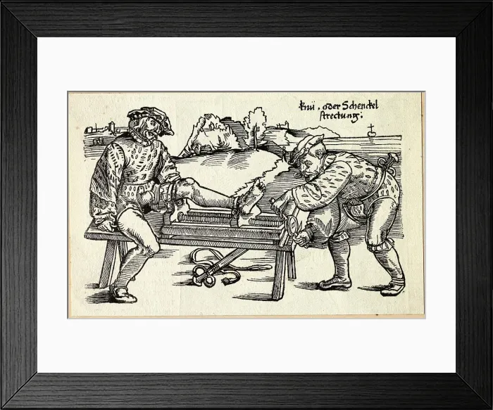 Framed Print : Doctor Treating Patient with Injured Leg Framed Print : Doctor Treating Patient with Injured Leg