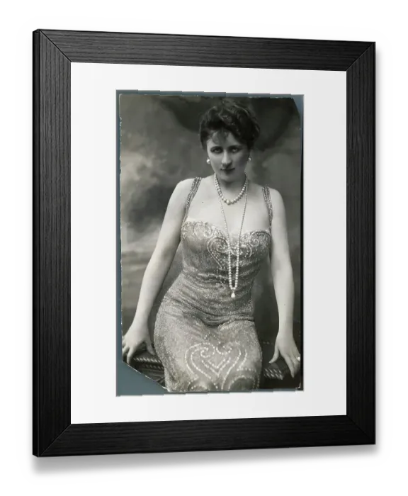 Framed Print : Mary Garden Posing Framed Print : Mary Garden Posing
