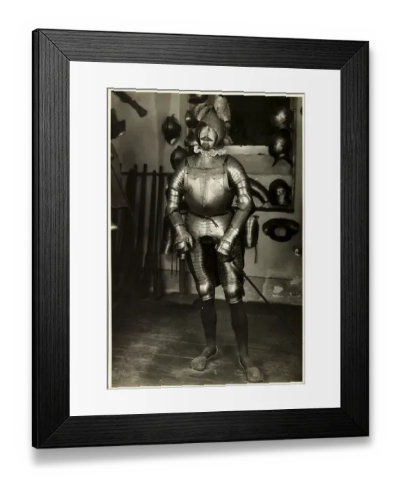 Framed Print : Mannequin Wearing Full Armor Framed Print : Mannequin Wearing Full Armor