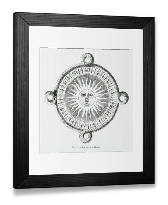 Framed Print : Mexican-Style Sunburst Framed Print : Mexican-Style Sunburst