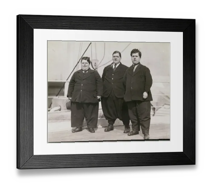 Framed Print : Ernest, Emil and Walter Hoehne Framed Print : Ernest, Emil and Walter Hoehne