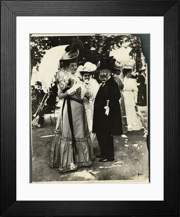 Framed Print : Arthur Mayer with Madame Jules Porges Framed Print : Arthur Mayer with Madame Jules Porges