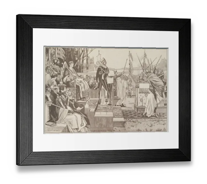 Framed Print : Henry V Arriving at Worms Framed Print : Henry V Arriving at Worms