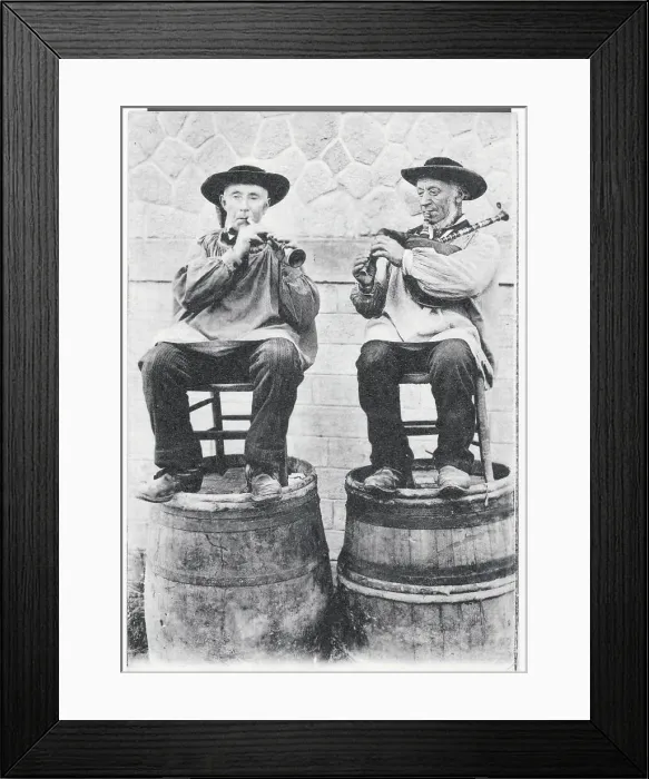 Framed Print : Musicians Playing atop Barrels Framed Print : Musicians Playing atop Barrels