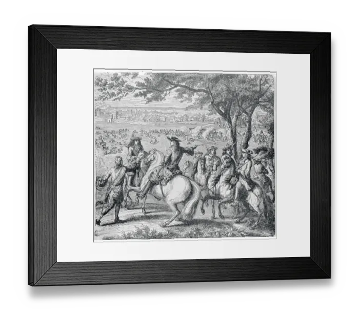 Framed Print : Battle of Fontenoy Framed Print : Battle of Fontenoy