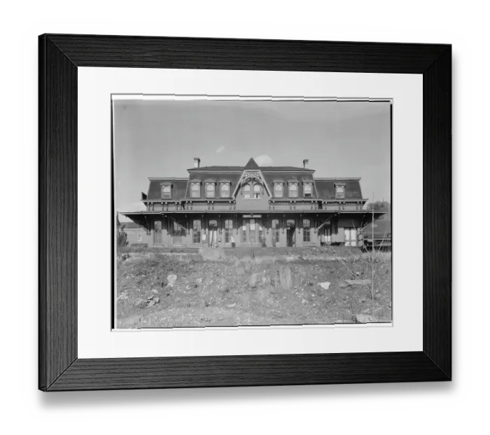 Framed Print : Railway Station Building Framed Print : Railway Station Building