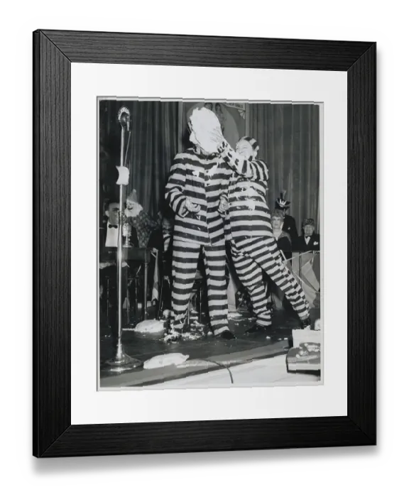 Framed Print : Olson and Johnson Performing at President's Birthday Party Framed Print : Olson and Johnson Performing at President's Birthday Party