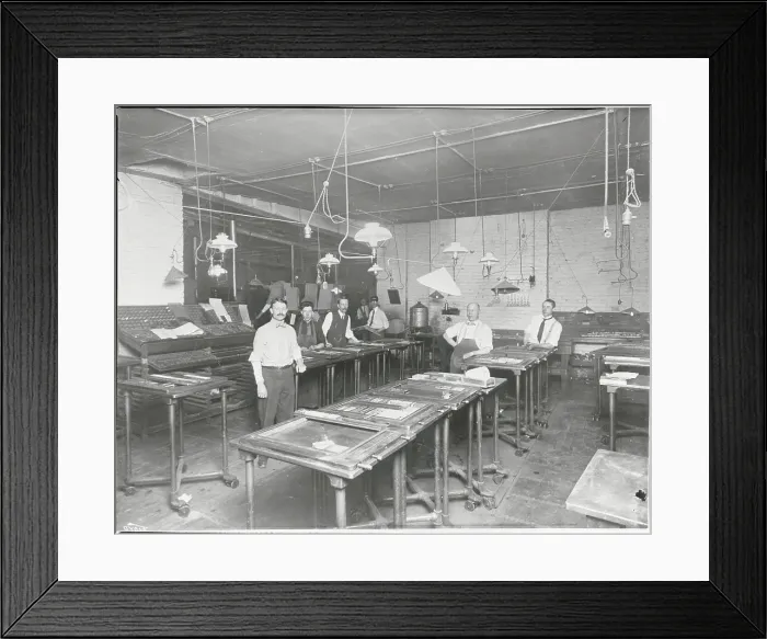 Framed Print : Workmen Posing Framed Print : Workmen Posing