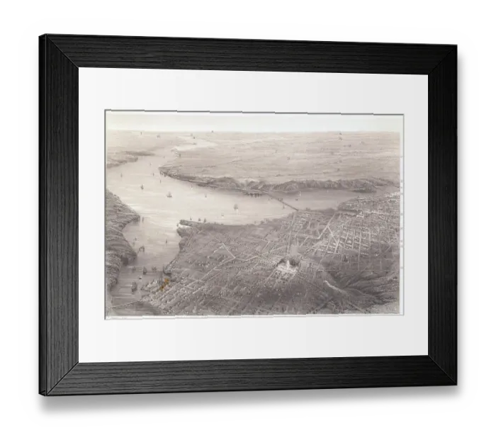 Framed Print : Washington D.C. and Vicinity