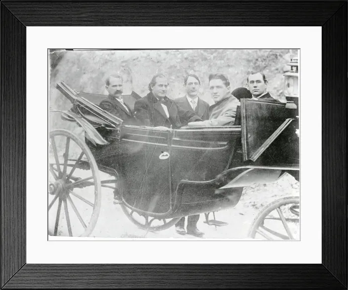 Framed Print : William Jennings Bryan and Others in Carriage Framed Print : William Jennings Bryan and Others in Carriage