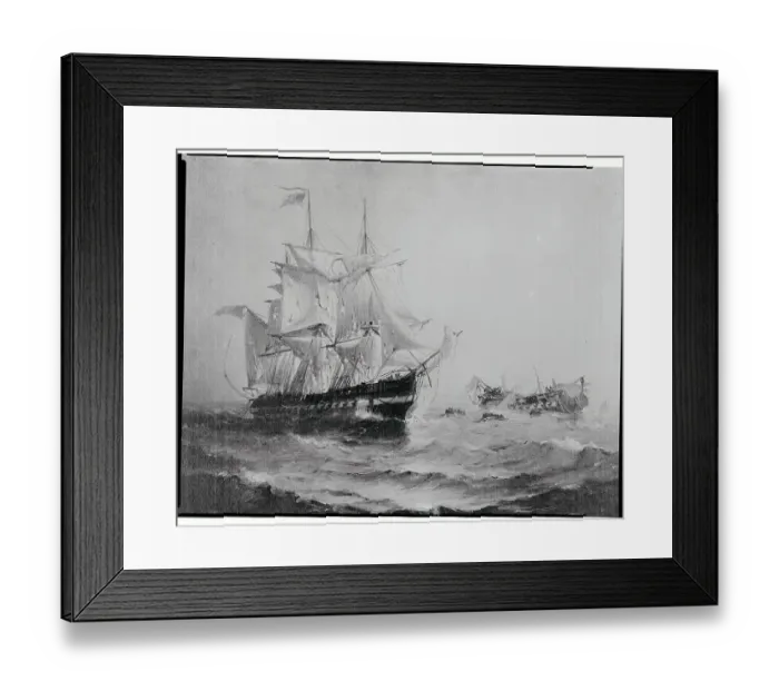 Framed Print : Ships in the Middle of War Framed Print : Ships in the Middle of War