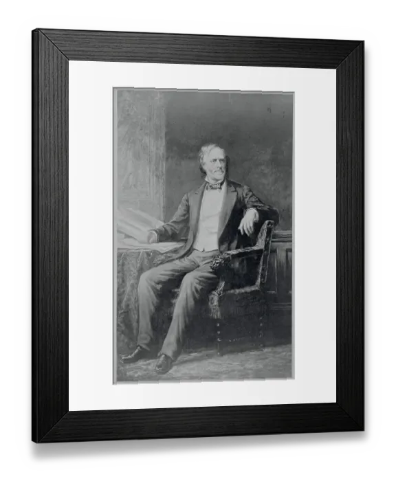 Framed Print : Statesman John Sherman Framed Print : Statesman John Sherman