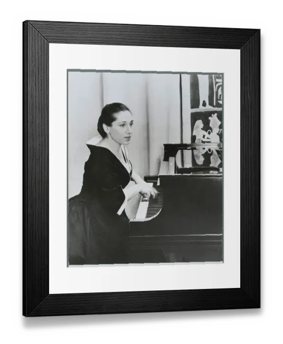 Framed Print : Rosalyn Turek Playing Piano Framed Print : Rosalyn Turek Playing Piano