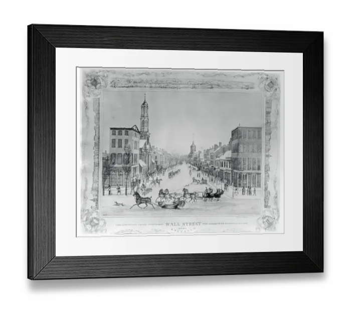Framed Print : Christmas in Downtown Manhattan Framed Print : Christmas in Downtown Manhattan
